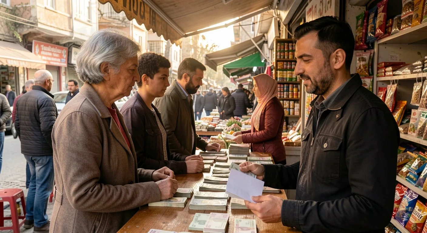 Küçük bir kuyruk — günlük yaşamda nakit para kullanımı